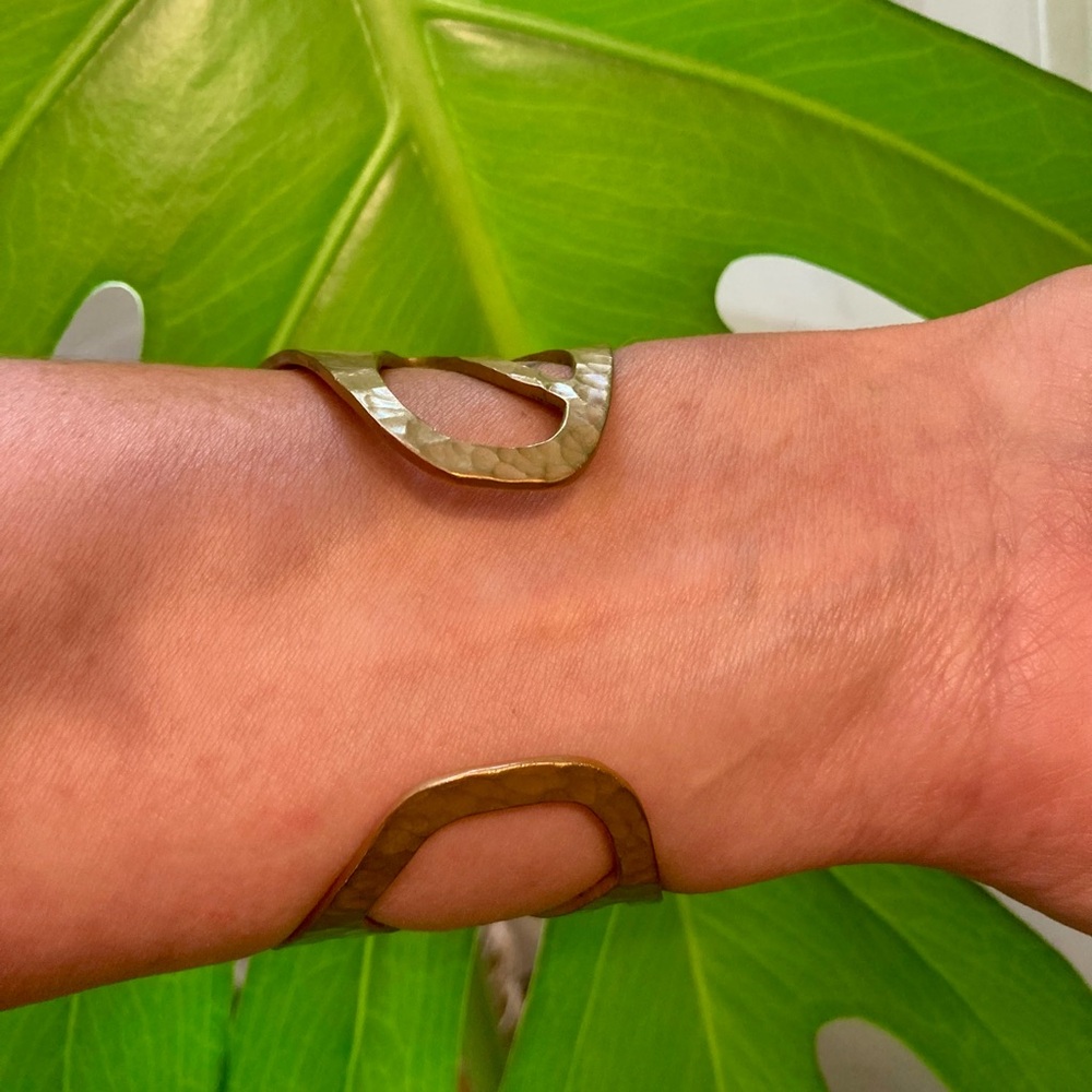 Peace Sign Boho Cuff - Picture 4 of 5